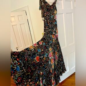 Stunning authentic Roberto Cavalli floral evening gown